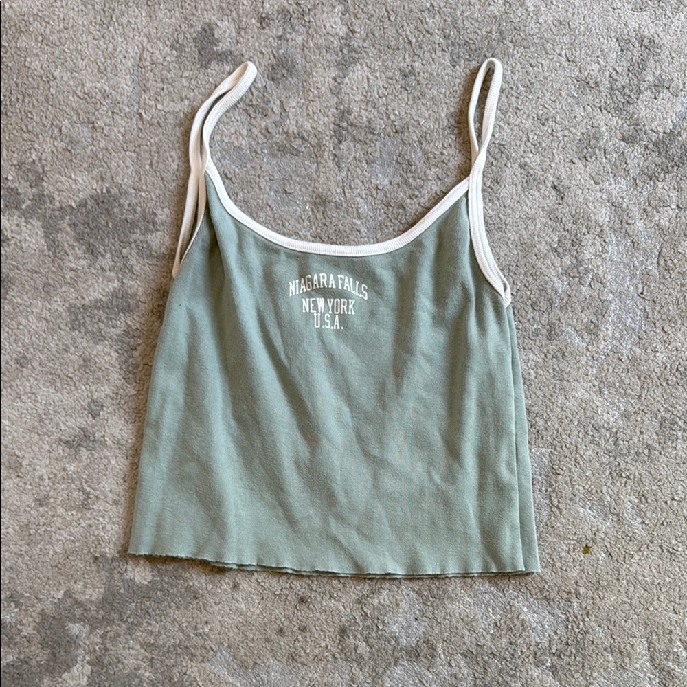 Women's Green Tank Top